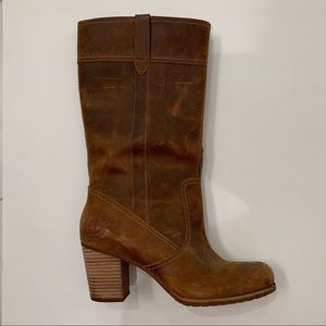 TIMBERLAND 3” stacked heel pull-on boot